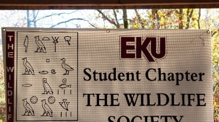 EKU Wildlife Society sign
